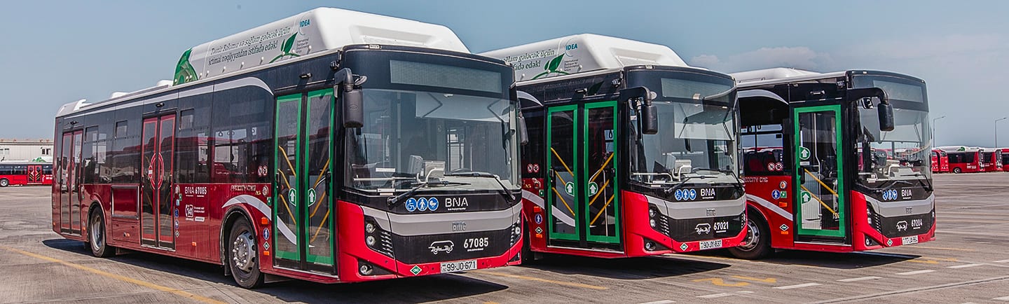CTech tərəfindən xidmət göstərilən avtobus donanması