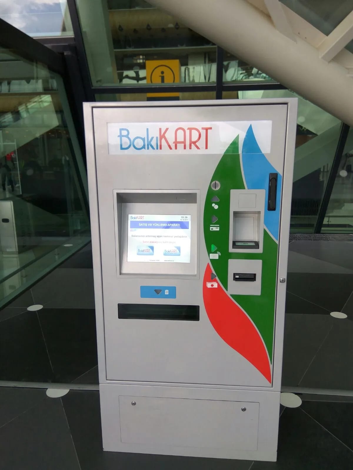 Balans artırma və kart satışı terminalı